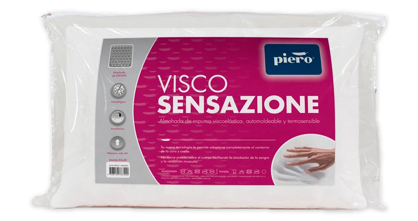 Almohada memory sales foam piero